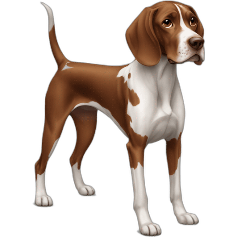 Portuguese Pointer full-body emoji