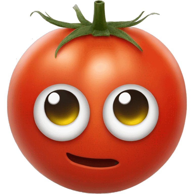 only one tomato with holes emoji