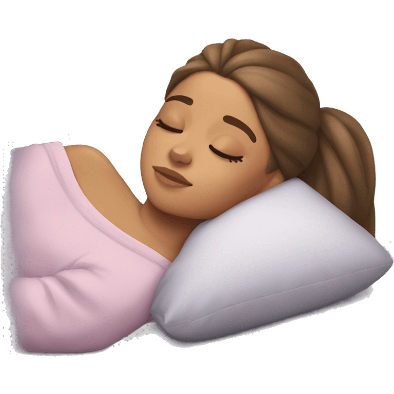 Ariana Grande sleeping emoji