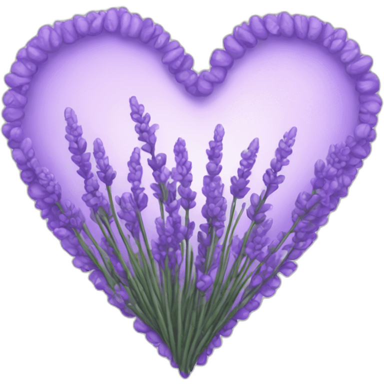 Lavender heart  emoji