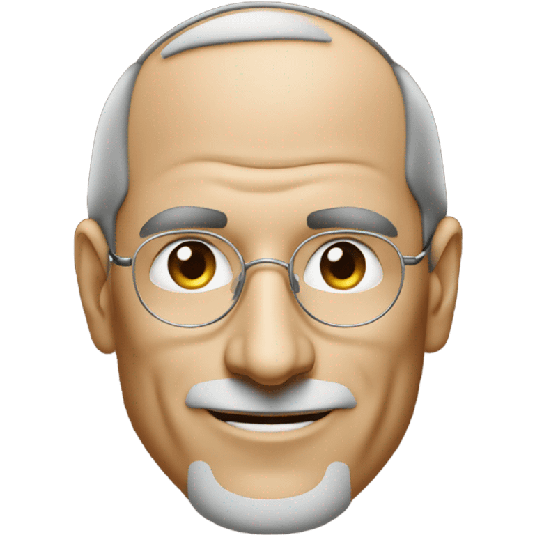 Steve Jobs is smiling emoji