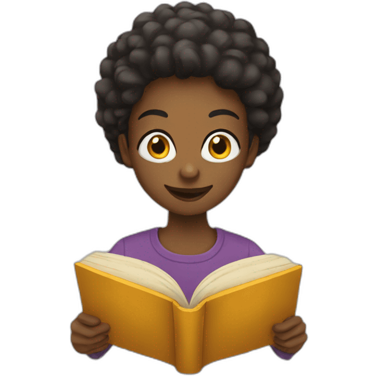 Personne qui lit un livre emoji