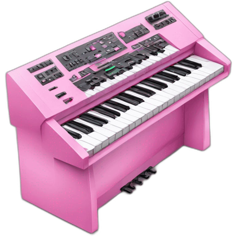 pink synthesizer  emoji