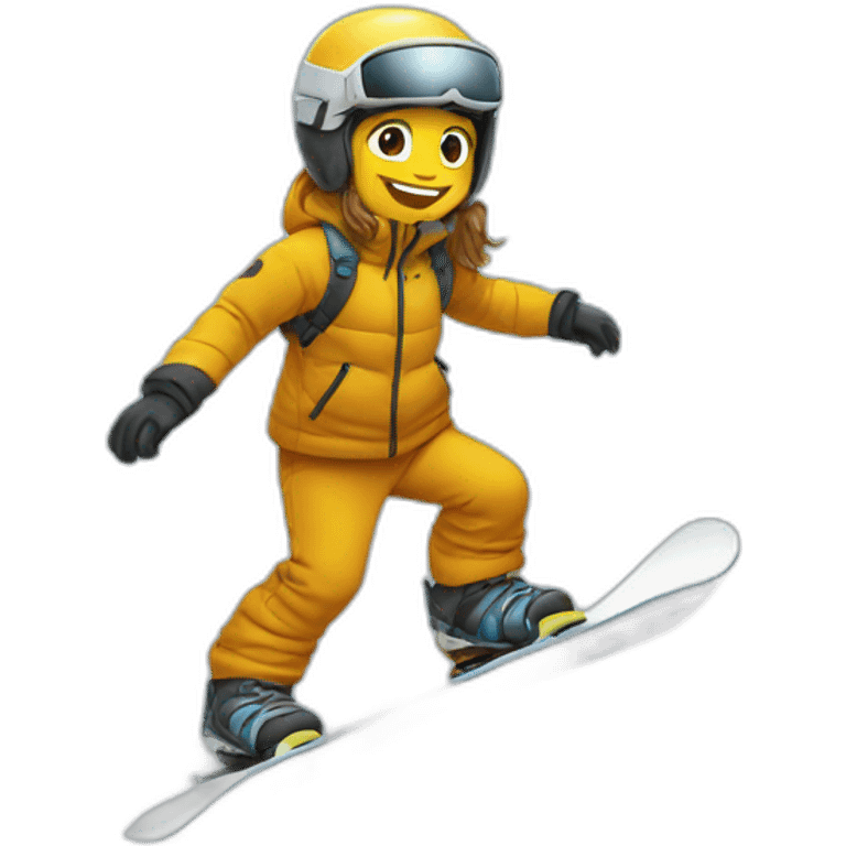 snowboarding emoji