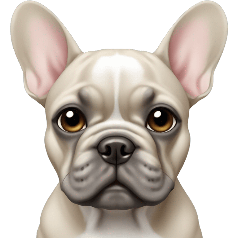 Blue fawn french bulldog emoji