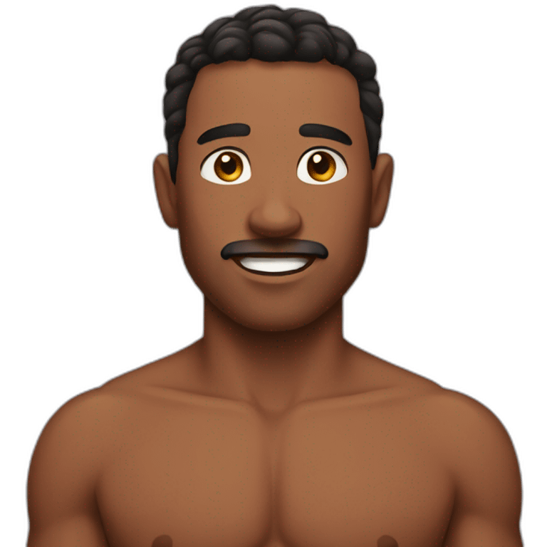 men shirtless emoji