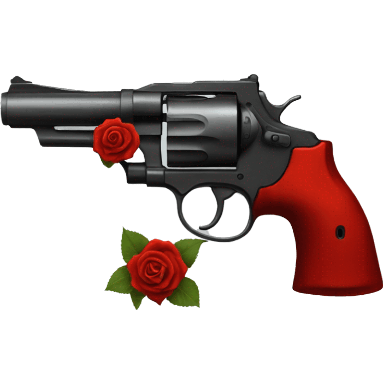 Red rose revolver emoji