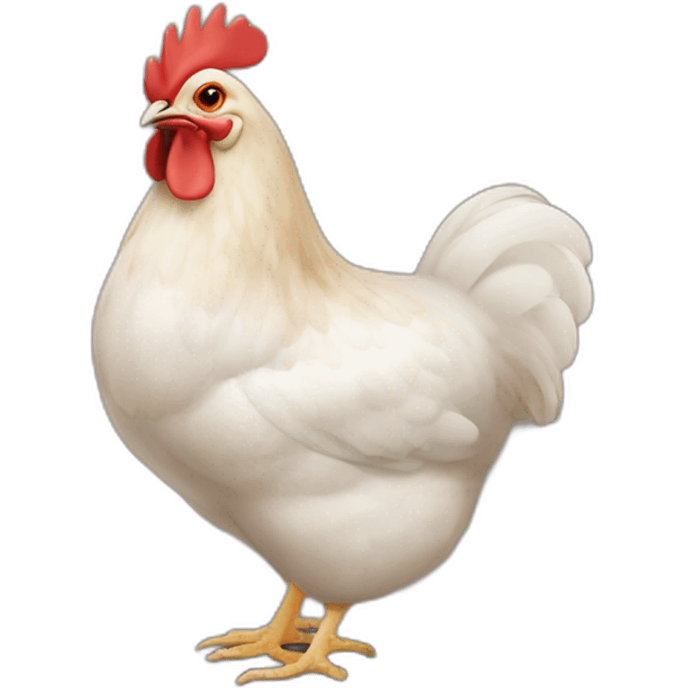 poulet-sur-maison emoji