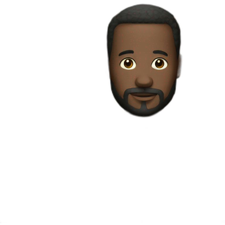 Ragé homme noir emoji