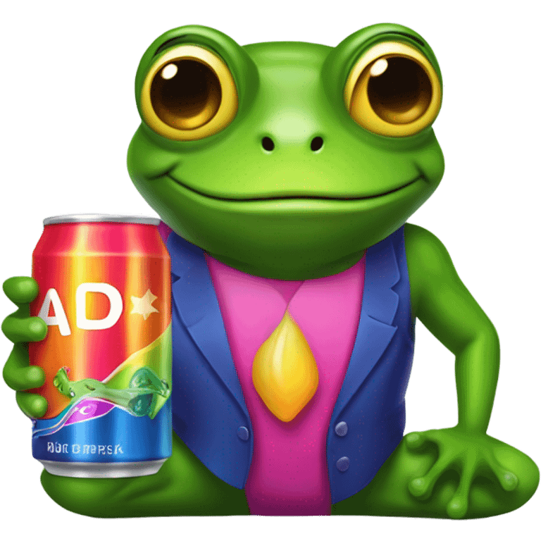 Fruity frog Energy Drink  emoji