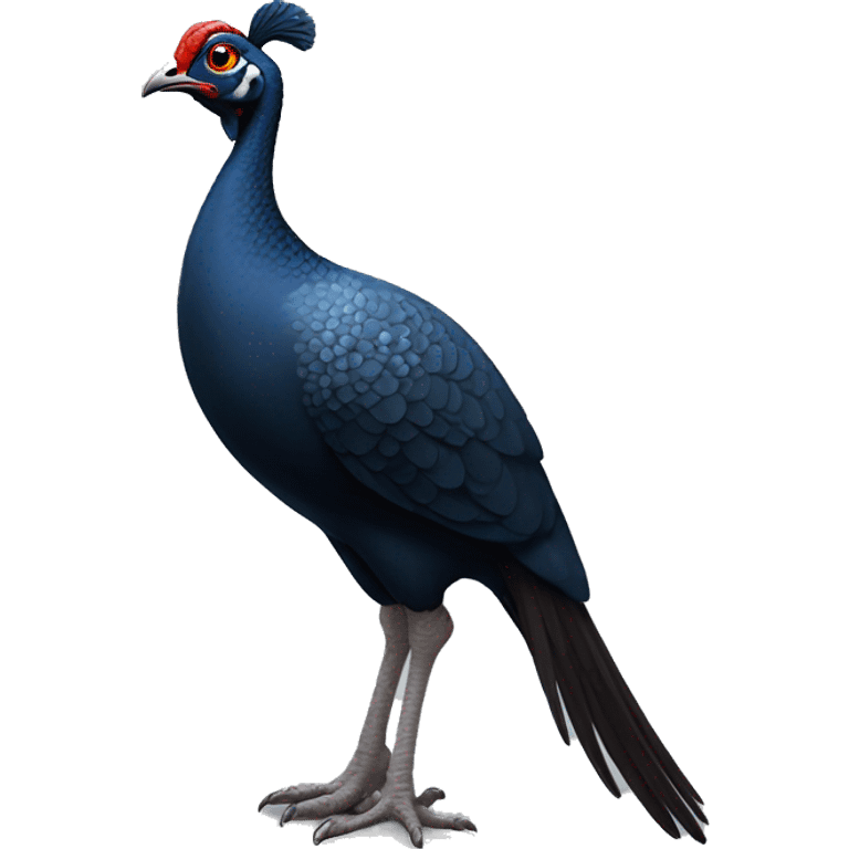 vulturine guineafowl emoji