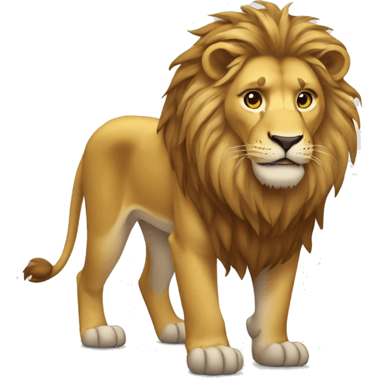 standing lion emoji