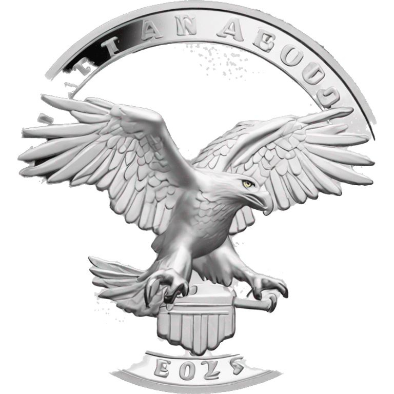 eagle silver coin emoji