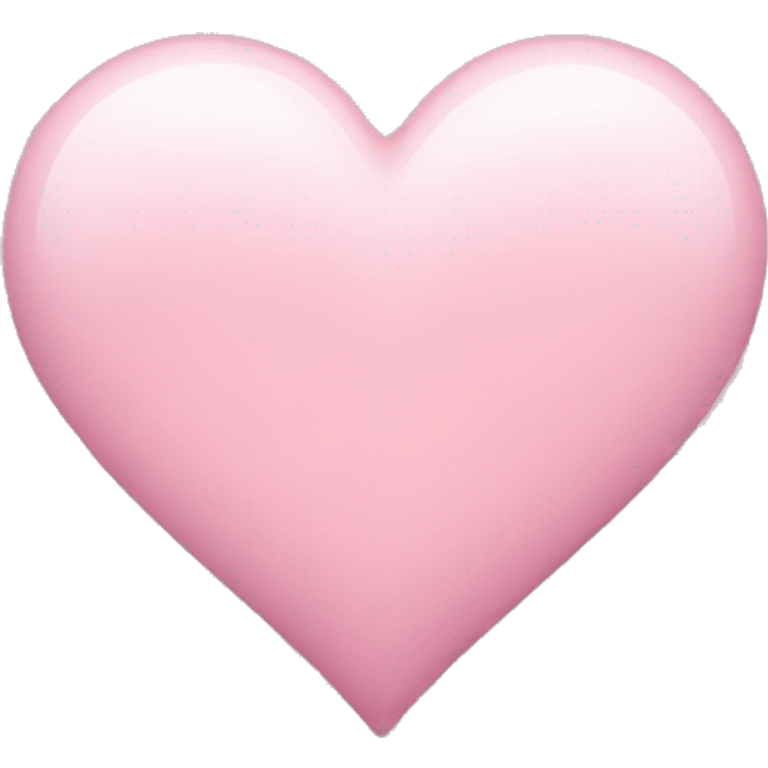 Light pink heart emoji