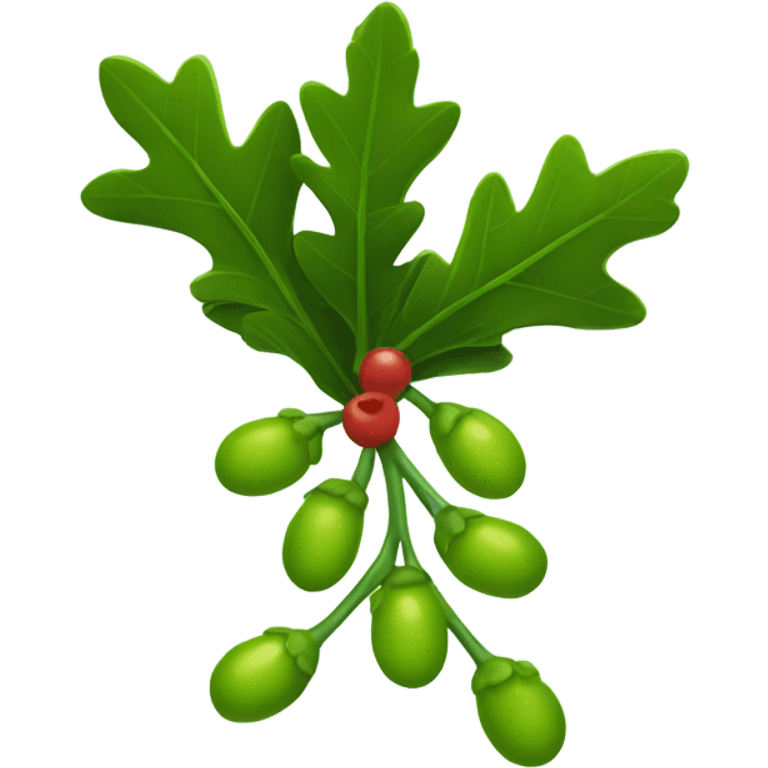 Mistletoe  emoji