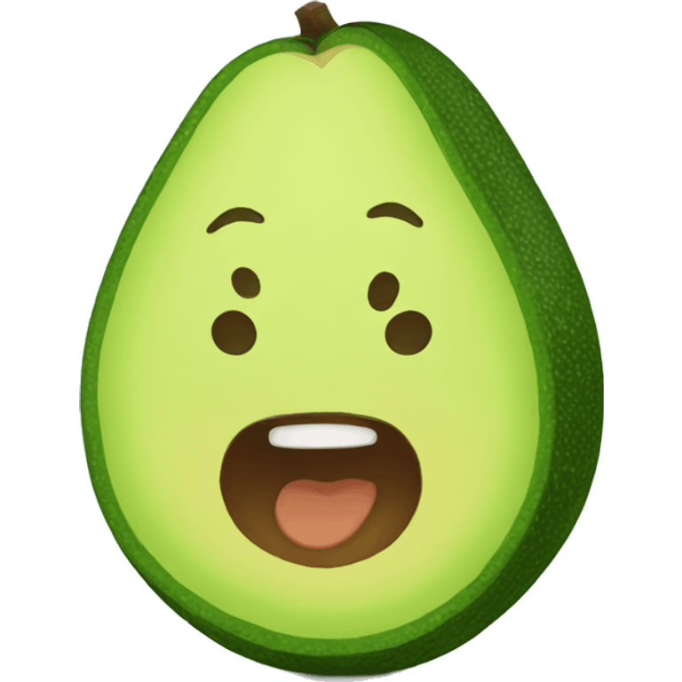 Baby avocado emoji