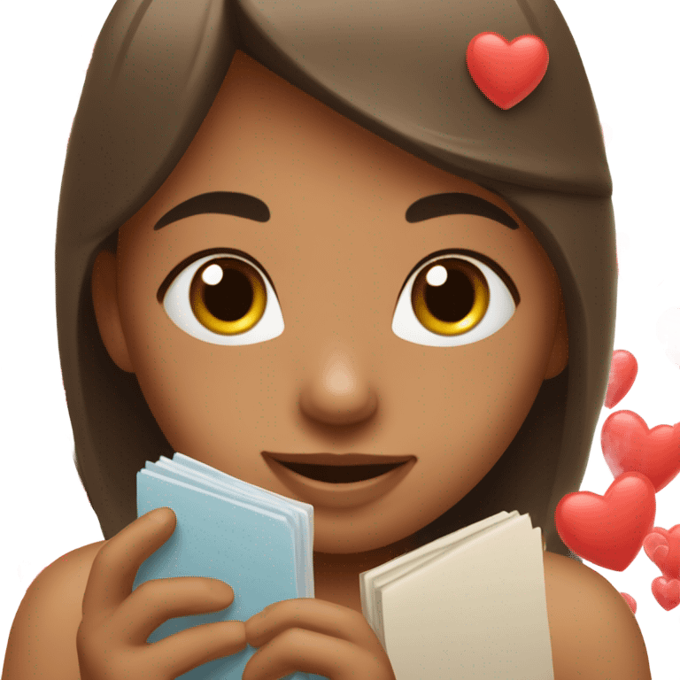 Girl who loves her boyfriend so much  emoji