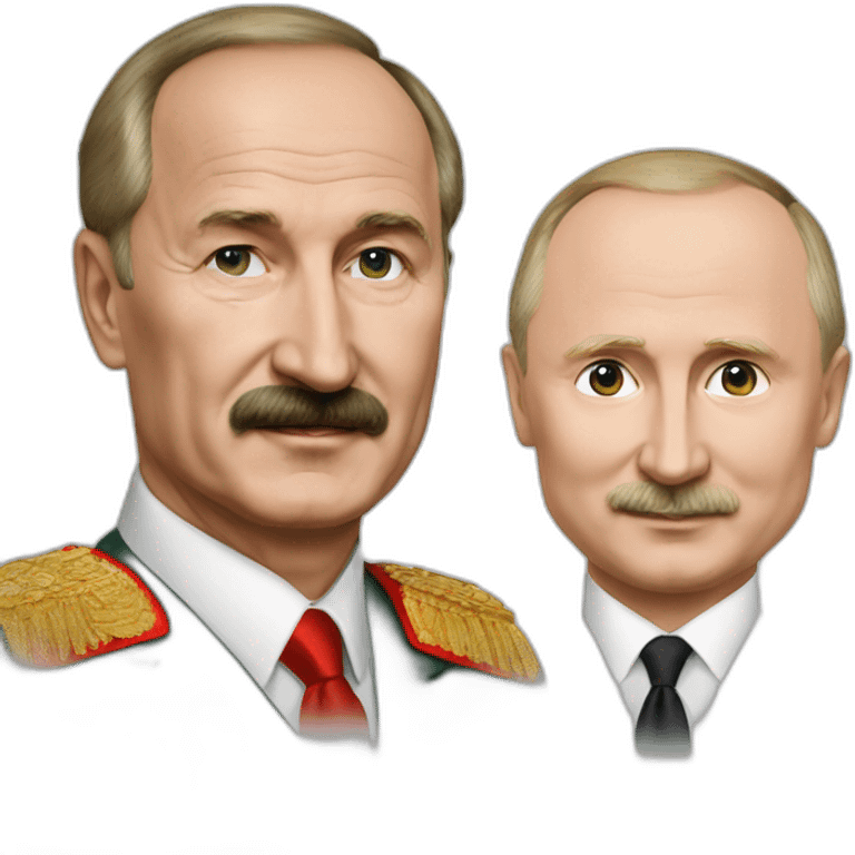 Lukashenko with putin emoji