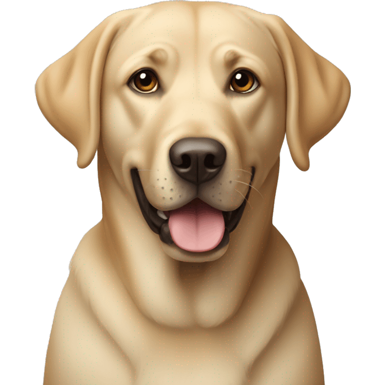 A labrador retriever  emoji