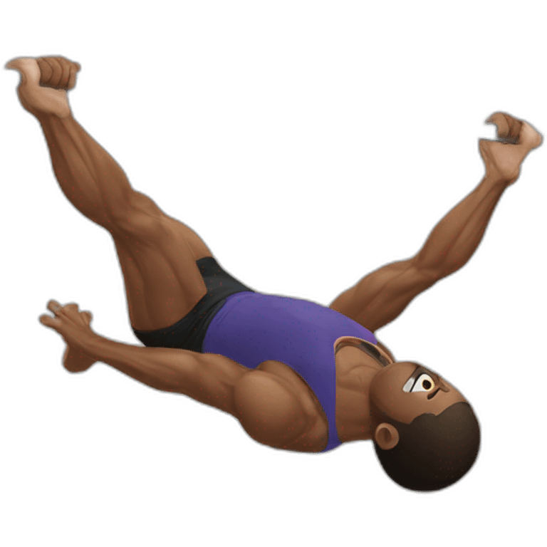 Calisthenics front lever emoji