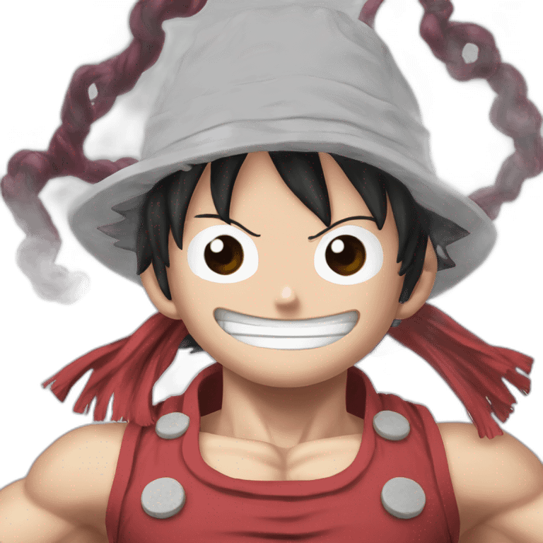 Luffy Gear five emoji