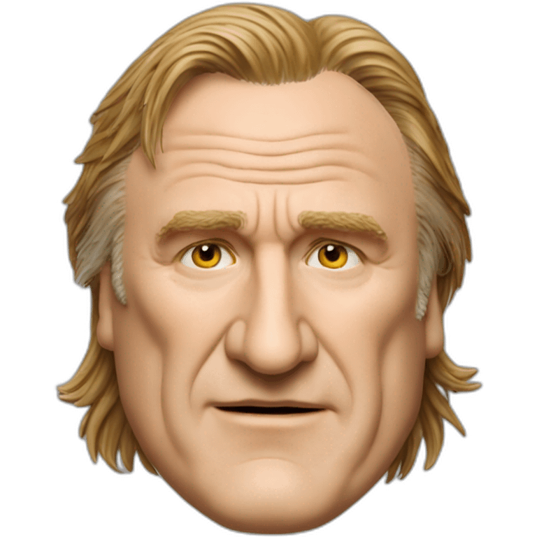 Gérard Depardieu pâte emoji