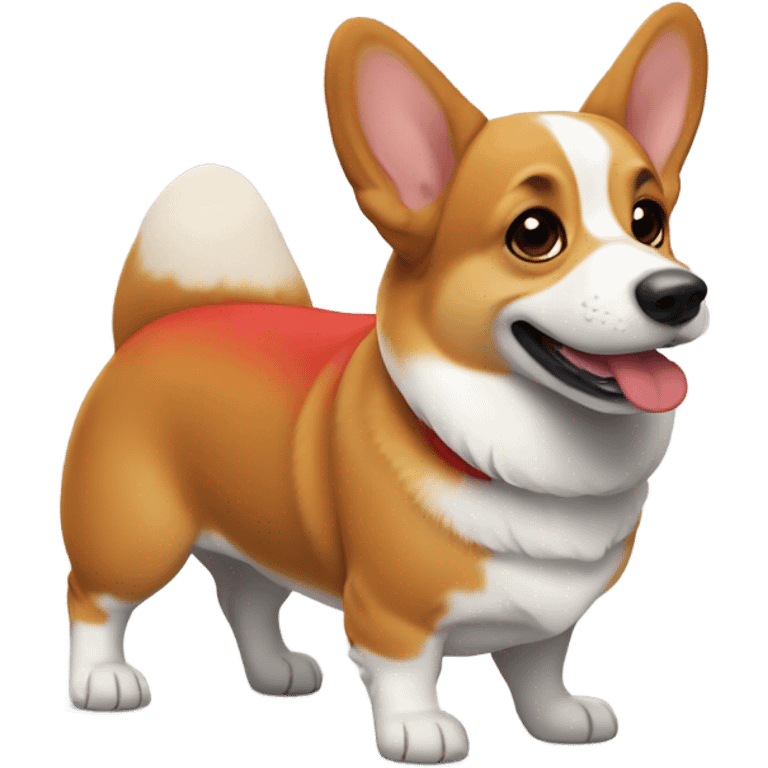 Redhead corgi emoji