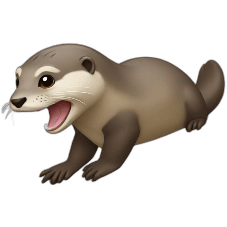 Loutre qui fais caca emoji