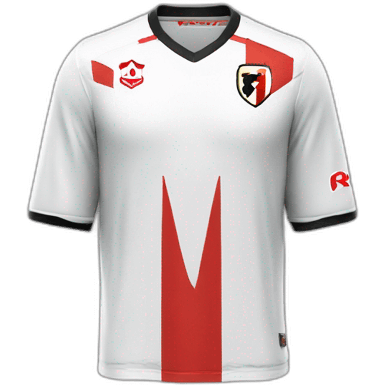 Team Rayo vallecano soccer jersey emoji