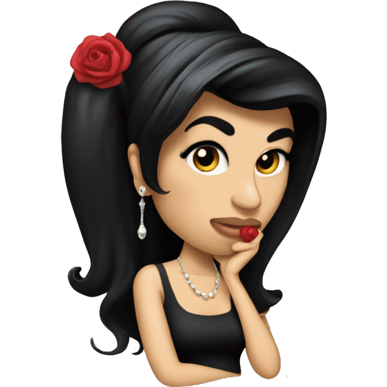 Amy winehouse texting emoji