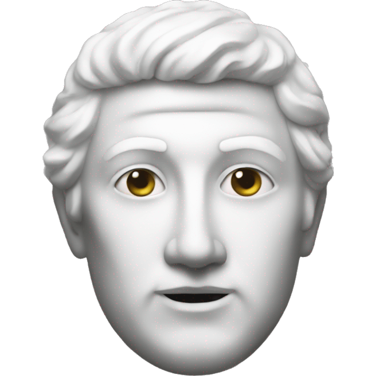 white statue emoji