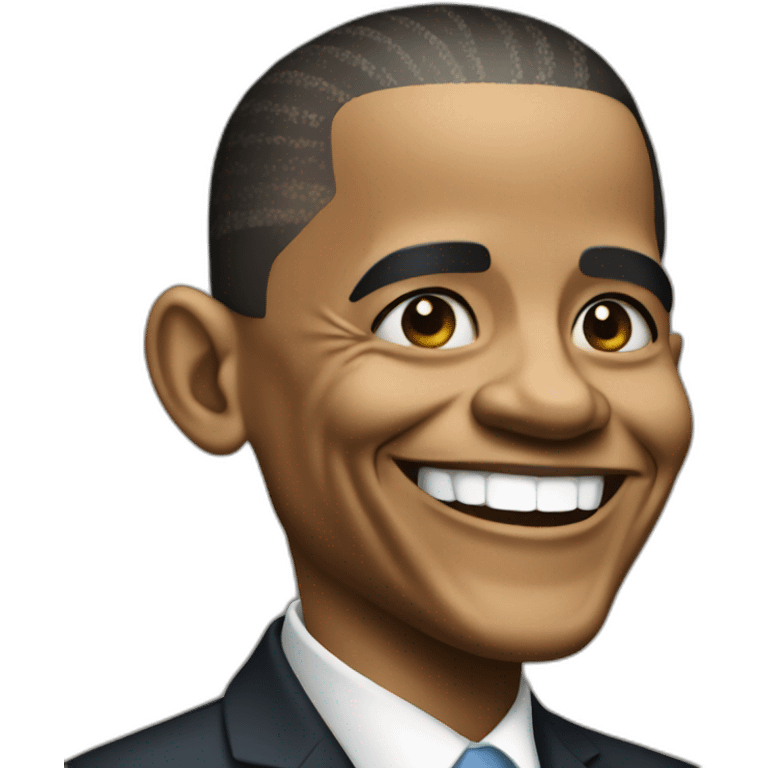 obama happy emoji