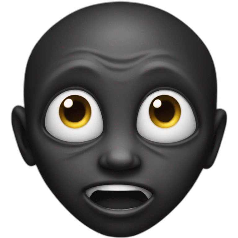 black alien emoji