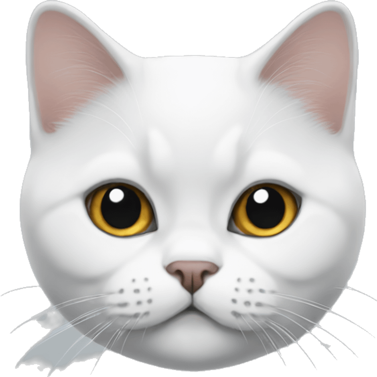 White British shorthair  emoji