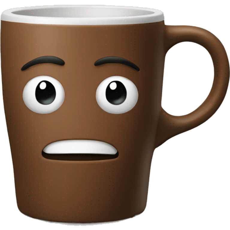 coffee in brown mug emoji