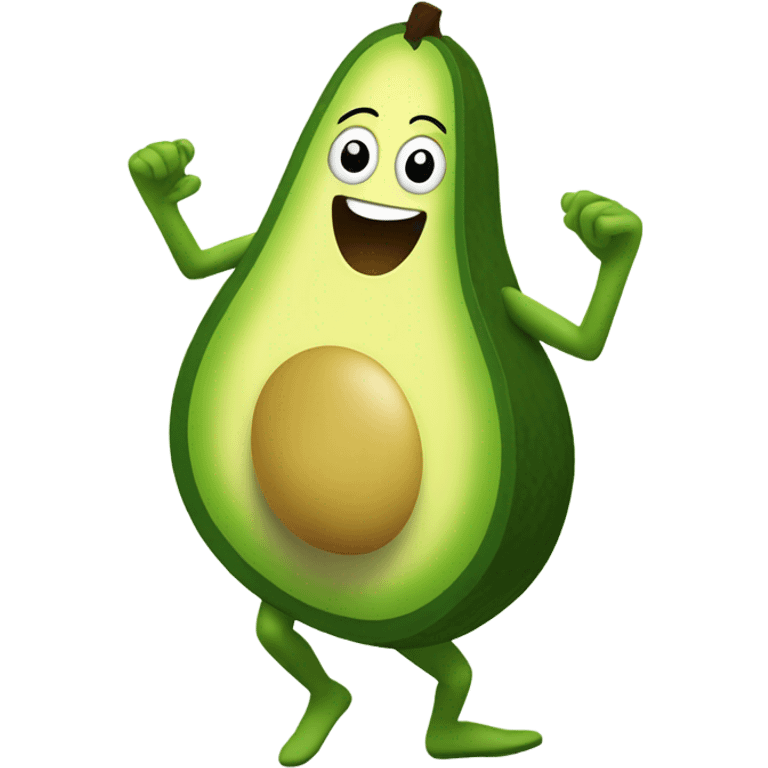 dancing avocado emoji