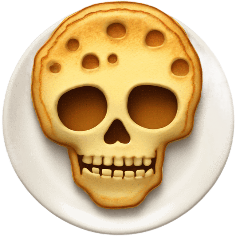 Pancake skeleton  emoji