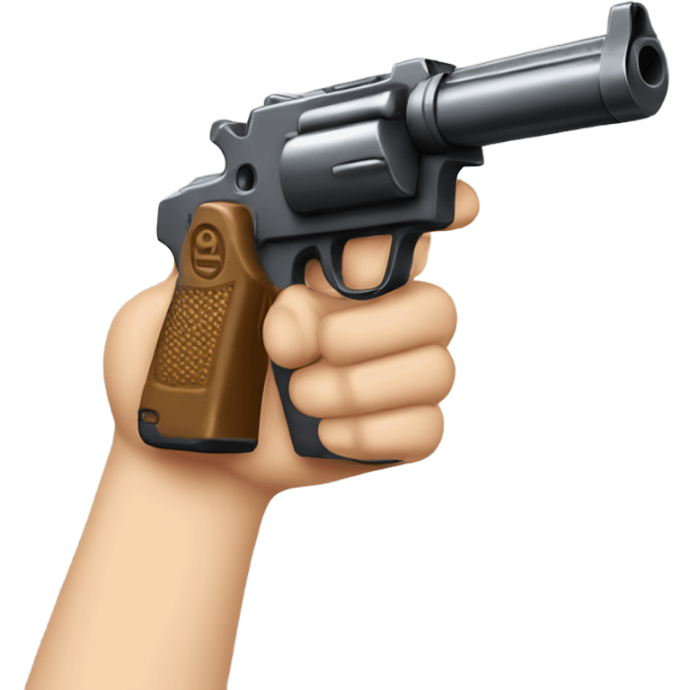 Toy Gun on hand emoji