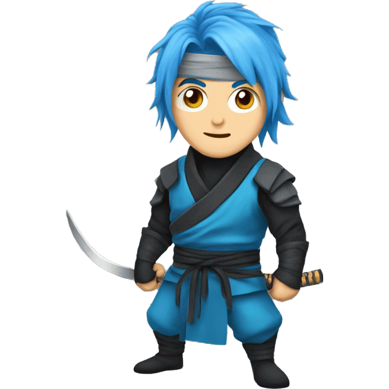 Ninja the streamer with blue hair emoji