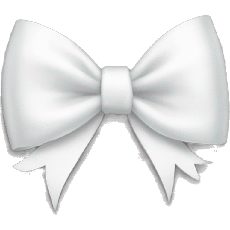 white bow emoji