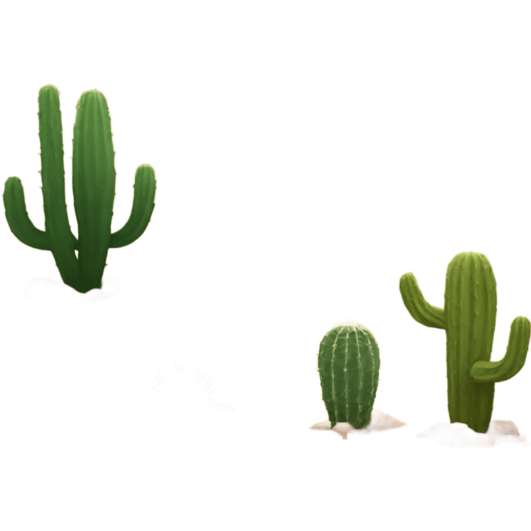 Desert with cactus emoji