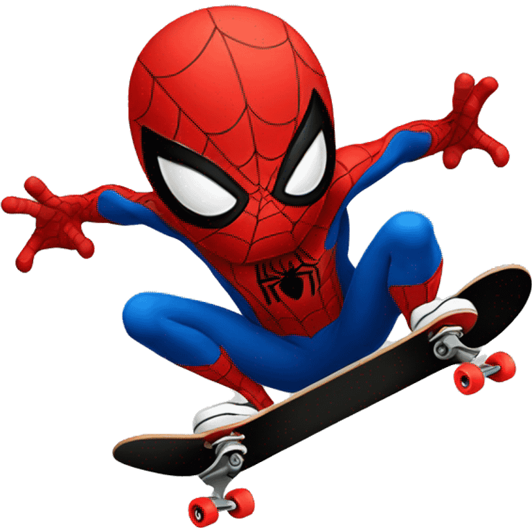 Skateboarding Spider-Man  emoji