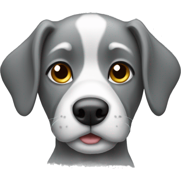 Dog gray emoji