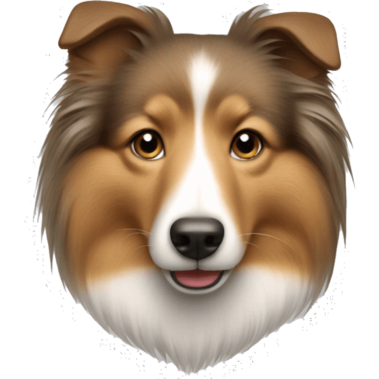 Shetland sheepdog emoji