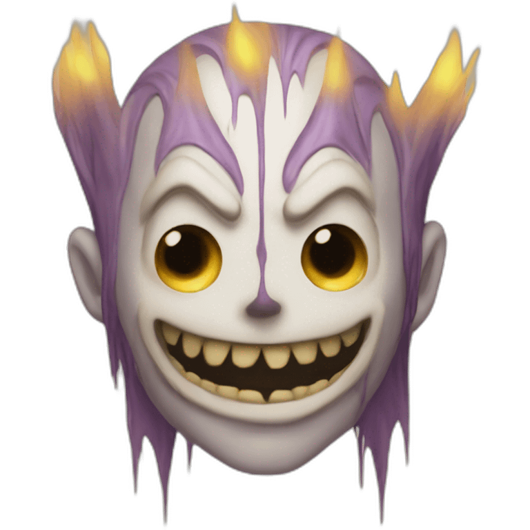 scary clow emoji