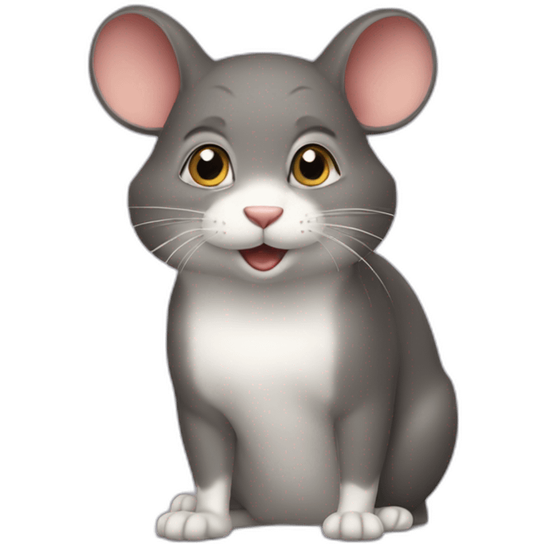 Chat souris emoji