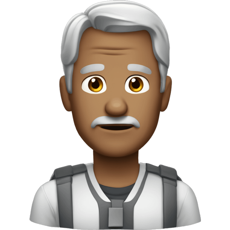 Graying 40 year old man knows he’s about to fire his nemesis.  emoji