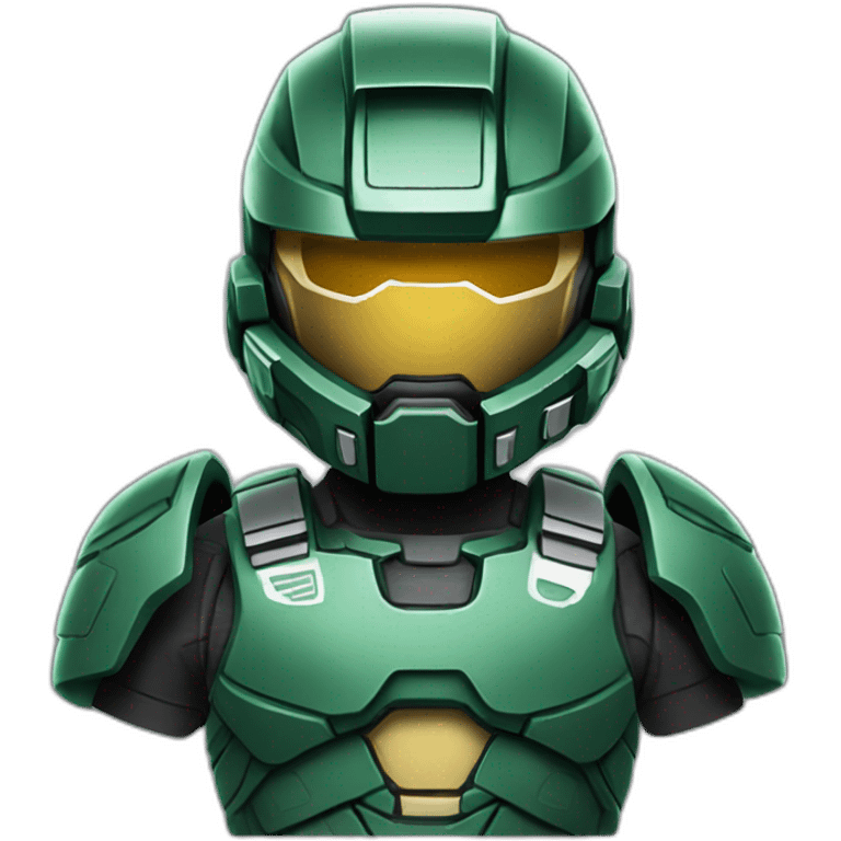 Halo Spartan cute emoji