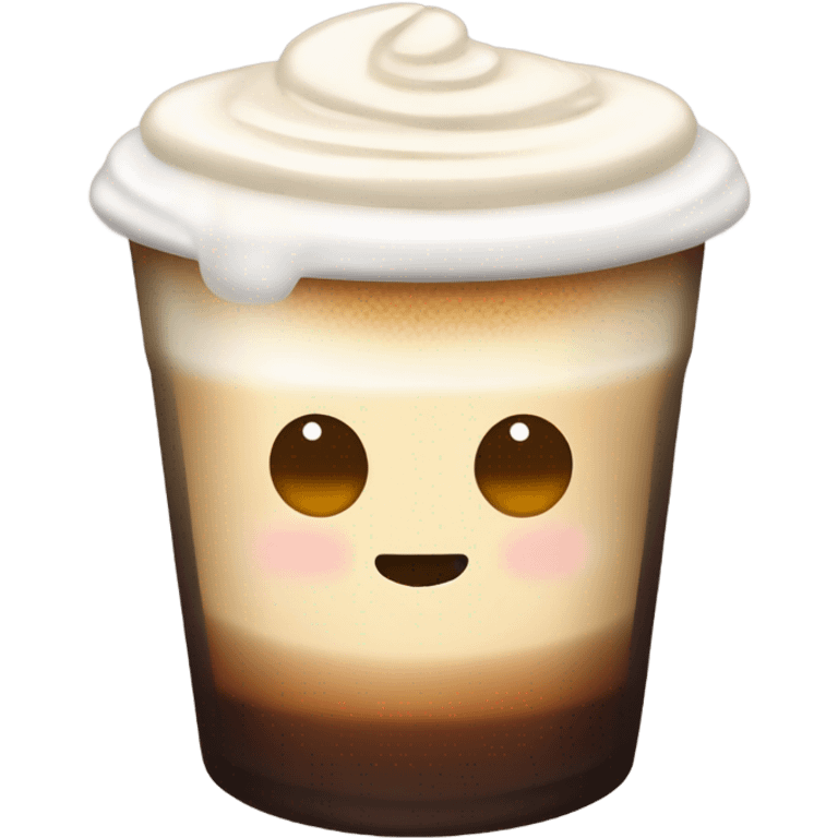 raf coffee in a glass cup emoji