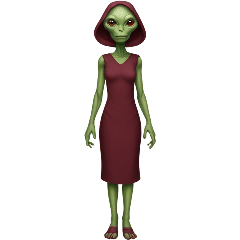 https://www.emojis.com/emoji/a-reptilian-alien-woman-full-body-oOQlHa1euHi IN https://www.emojis.com/emoji/burgundy-dress-XYRsVlm8DBl emoji